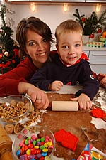 Backen in der Weihnachtszeit