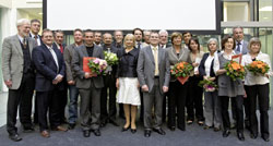 Verleihung des Berliner Gesundheitspreises 2008 mit dem Marburger Allgemeinmediziner Professor Dr. Norbert Donner-Banzhoff und Bundesgesundheitsministerin Ulla Schmidt