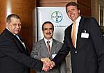 Gerd-Walter Rohm, Dr. Abdulrazzaq Ali Al Madani und Harald Liedtke