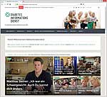 Screenshot der Startseite des Diabetesinformationsdienstes Screenshot der Startseite des Diabetesinformationsdienstes