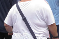 Dicke Frau von hinten. Dicke Frau von hinten.