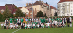 Fu&szlig;ballspiel FC Bundestag gegen FC Diabetologie.